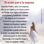 Oración por mi Esposa - Pide la Bendición de Dios