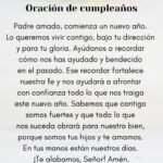 Oraciones por mi Cumpleaños - Un Año Lleno de Bendiciones